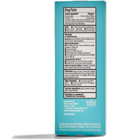 365 by Whole Foods Market Arnica Gel 2.6 oz - Soothing Relief for Aches and Pains - Buy Online on GoSupps.com
