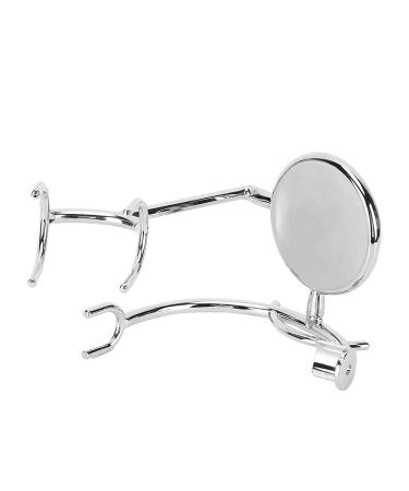 Premium Manual Shaving Brush Soap Dish Holder - Plated Metal Design for Hairdressing & Shaving | International Shipping Available - Buy Online on GoSupps.com