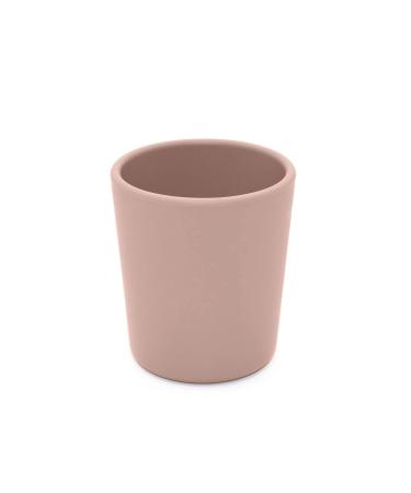 no ka My First Cup | 100% Food-Grade Silicone | Easy Grip Double Handles | Non-Slip & Soft | Dishwasher Friendly | Soft Blush | Size 6 Oz Soft Blush 6 Oz First Cup