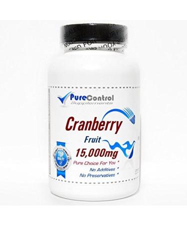 Cranberry Fruit 15 000mg Concentrate // 200 Capsules // Pure // by PureControl Supplements