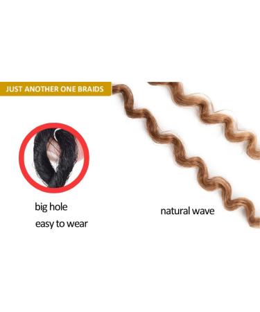 Just Another One 24-inch Synthetic Passion Twist Braiding Hair Fluffy Spring Bomb Crochet Hair Extensions For Women Girls & Unisex - Brown 30 Brown 24 - Buy Online on GoSupps.com