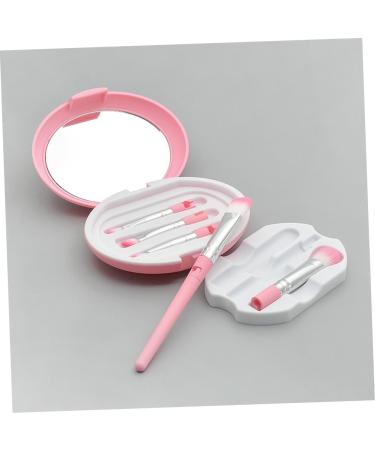 BIUDECO 1 Set 5 Pcs Eye Brush Cosmetic Essential Kit for Daily Eye Makeup Beauty Kit Makeup Eyeshadow Pink - Buy Online on GoSupps.com