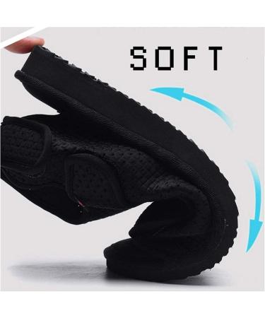 WCXTY Health Shoe Open Toe Diabetic Slippers Velcro Fastener for Swollen Feet Seniors - Size 10.5 - Buy Online on GoSupps.com