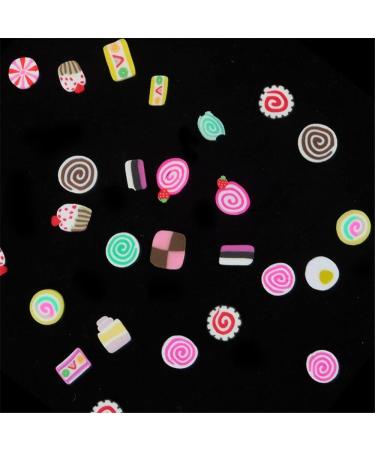 15 Bags Colorful 15 Patterns DIY Nail Art Tips 3D Fruit Tiny Slices Polymer Clay Mixed Styles Nail Art Stickers - Buy Online on GoSupps.com