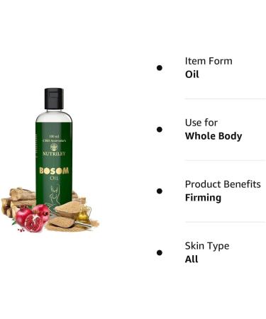 Breast oil with Jhau/Bahugranthika Gambhari Inderjo/Kaling Ashwagandha Triputifal - Buy Online on GoSupps.com