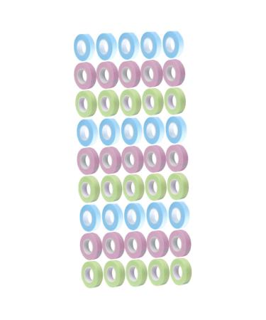 Beaupretty 45 Rolls Lash Tape Direction Eyelash Tape under Eyelash Patches Make up Adhesive Fabric Tape Eyelash Grafting Tapes Eye Positioning Sticker Pads Abs With Holes Eye Patch