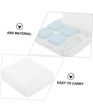 Ultechnovo 4 Pcs Colored Contact Lenses Case - Travel Storage & Cleaning Accessories - Buy Online on GoSupps.com