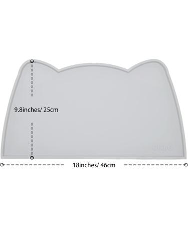 Ohmo Bowl Pad for Small Dogs & Cats | Non-Slip Silicone Feed Pad (46x25cm) - Waterproof & Durable Perfect for Cat Bars - Buy Online on GoSupps.com