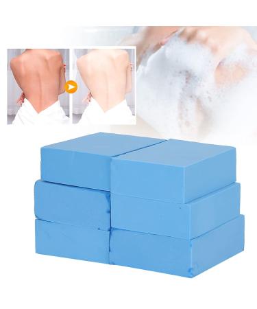 6 pieces of bathing sponge household cleaning bath swimming bathroom shower sponge body peeling peeling sponge arsoft shower bath sponge pad for adult children (s2)