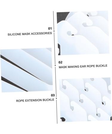 Buy Healvian 15 Pcal Ear Mask Strap Buckle - Adjustable Silicone Mask Accessories with Removable Handles & Hooks for Comfort | International Shipping - Buy Online on GoSupps.com