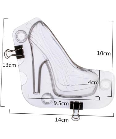 PRETYZOOM Chocolate Mold Shoe Fondant Mold 3D Shoes Cake Mold for Chocolate 3D High Heel Meaningful Gift Sugarcraft Mold Soap Making Decor Reusable Mold Muffin Cartoon Plastic Miss - Buy Online on GoSupps.com