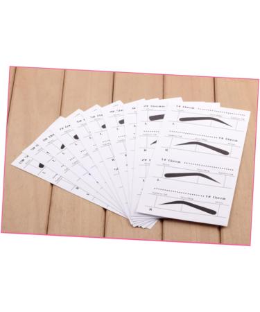  MERRYHAPY MERRYHAPY 10pcs Eyebrow Shaping Stencils Eyebrow Stencils On Eyebrow Template Eyebrow Card Eyebrow Stencils Eyebrow Shape Eyebrow Stencils - Buy Online on GoSupps.com