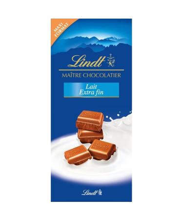 G n rique Lindt Lindt Master Chocolatier Extra Fine Milk 190 g Pack of 3 Sold as a Set