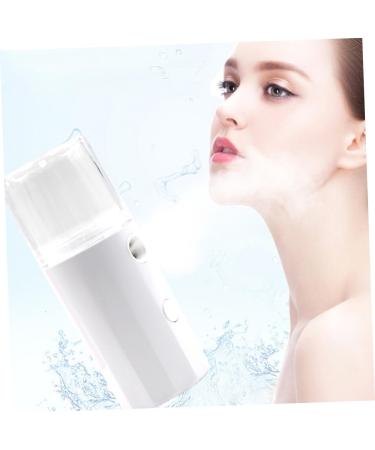 WOONEKY 1pc Hydrating Instrument Cool Facial Mister Mist Sprayer Mini Mister Electric Face Steamer Abs White - Buy Online on GoSupps.com