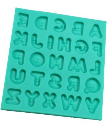NUOBESTY 2pcs Candy Molds Letter Chocolate Mold Fondant Mold Soap Silicone Molds Silicone Molds for Soap Silicone Soap Molds Silicone Molds for Chocolate Shortbread Cake Mold Crystal Greenx2pcs 12x13cmx2pcs - Buy Online on GoSupps.com