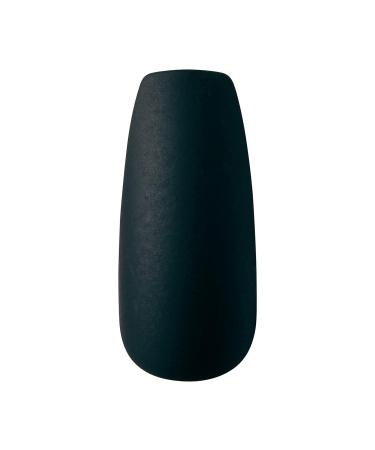 Kiss Gel Fantasy Glue-on Nails | Long Black & Silver Coffin Artificial Fingernails - 1 Pack - Buy Online on GoSupps.com