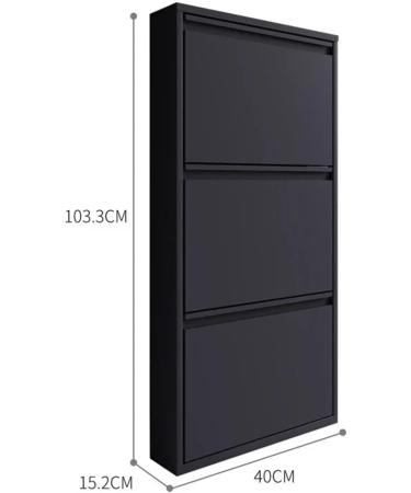 Freestanding Shoe Storage Cabinet Ultra Thin Shoe Home Cabinet Door Flip Bucket Entry Small Unit Storage 15cm Narrow Shoe Rack Carbon Steel Furniture for Slippers Sneakers Heels Boots (Color : Bl - Buy Online on GoSupps.com