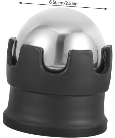 Stainless Steel Face Massager & Muscle Roller - Manual Ball for Circulation & Relaxation - Buy Online on GoSupps.com
