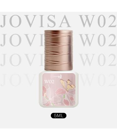 JOVISA W02 Eyelash Extension Glue - Fast 1s Drying 6-8 Weeks Retention Professional Use 5ml - Buy Online on GoSupps.com