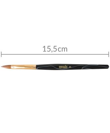 99nails Kolinsky Round No. 8 Acrylic Brush - Premium Gel Modeling Nail Art Brush for Stunning Designs - Buy Online on GoSupps.com