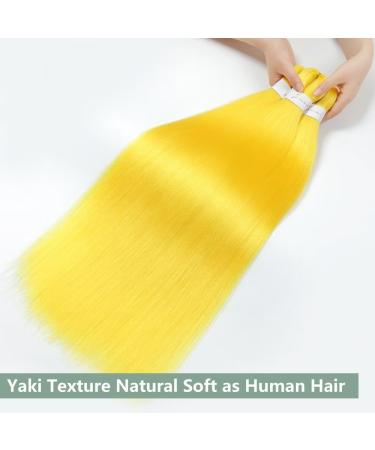 YDDM 26 Inch Pre-Stretched Braiding Hair Extensions - 6 Packs Yellow Jumbo Braids for Art and Style - Buy Online on GoSupps.com