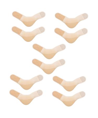 NOLITOY 5 Pairs Heel Protector Socks for Heels Silicone Heel Cover High Heel Socks Gel Heel Cushion Heel Cups Cracked Heels Pads Plantar Inserts Sole of Foot Male Stickers