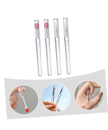 Mipcase 16 Pcs Silicone Lip Brush Set - Portable Lip Makeup Tool with Lid for Perfect Lipstick Application - Buy Online on GoSupps.com