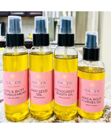African Akpi Seed Djansang Pure Cold Pressed Oil 4 Ounces