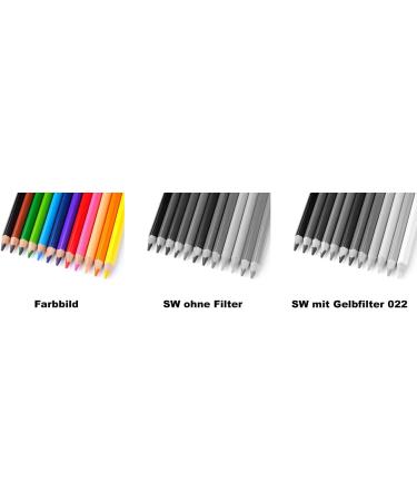 B+W 49mm Yellow MRC 022M Glass Filter - Black & White Photography Essential - Buy Online on GoSupps.com
