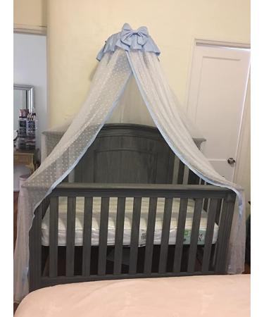 JOYLIFE Baby Toddler Bed Crib Dome Canopy Netting - Blue | Protects Against Insects and Mosquitoes - Buy Online on GoSupps.com