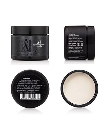 Lock & Loaded Grit Transforming Creme - Strong Hold Pomade for Textured Hair | Matte Finish Hair Cream | 2 oz | Premium Ingredients - Buy Online on GoSupps.com