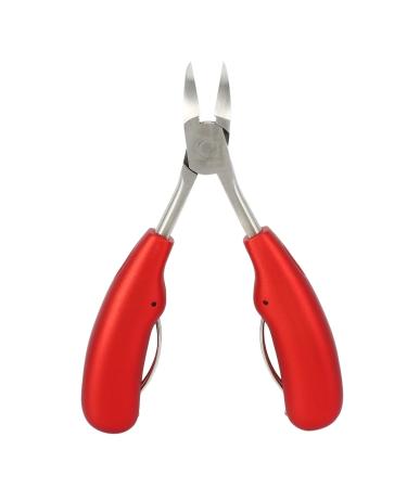 Yssevlon Double Spring Soft Rubber Handle Fingernail&Toenail Cuticle Nipper Trimming Cutter Scissor Plier Nail Clipper Cutter