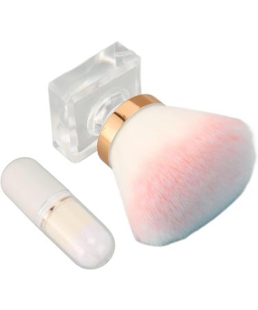 Soft and Durable Bristles Transparent Base Powder Brush Capsule Powder Brush Versatile Application Synthetic Fiber for Loose Powder Set - Buy Online on GoSupps.com