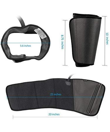 Leg Massager for Circulation | Air Compression Calf Massager with 2 Modes & 3 Intensities - FSA/HSA Approved | Relieves RLS, Edema & Muscle Relaxation - Buy Online on GoSupps.com