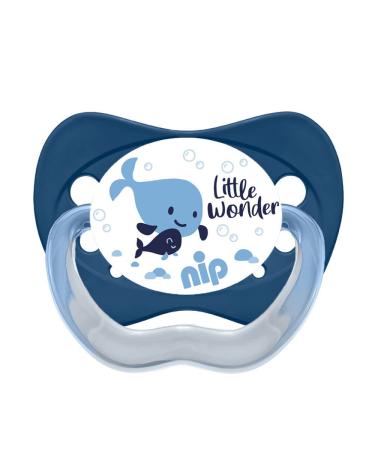 NIP Value Pack Silicone Pacifier Family - Size 3 (18-32 mo) 6-Pack for Boys - BPA Free & Made in Germany - International Shipping Available - Buy Online on GoSupps.com