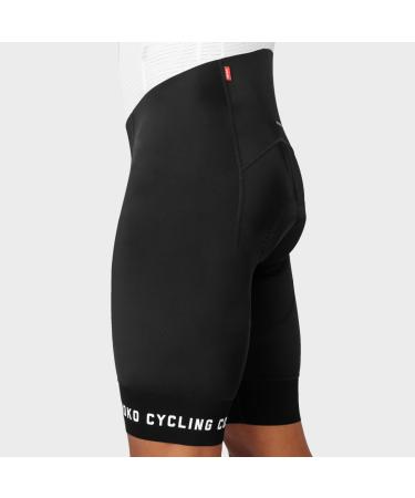 SIROKO Cycling Bib Shorts Mortirolo - Men's M - Black/White | Premium Performance & Comfort for Cyclists - Buy Online on GoSupps.com