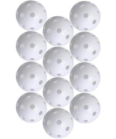 STOBOK 24pcs Perforated Golf Practice Balls - White | Sports Training Balls - Buy Online on GoSupps.com