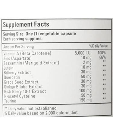 Bio Nutrition Eye Wellness Capsules with Zeaxanthin - 60 Vegetarian Count - Buy Online on GoSupps.com