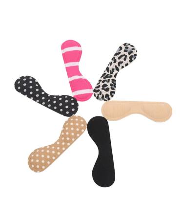 NOLITOY 4 Pairs Heel Patch High Heel Pads Heel Cushion Inserts Heel Support Heel Grips Matches in Glass Bottle Heel Cushion Pad Insoles for High Heels Heel Shoe Grip Thicken