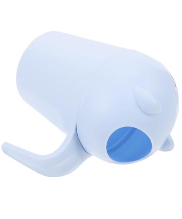 Ciieeo Bath Rinse Cup Waterfall Shower Head Shampoo Scoops Sprinkler Shampoo Take a Bath Child 14.5X10.2X15.5CM Green