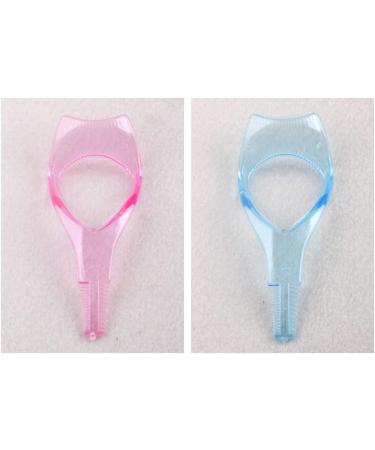 2 PCS Eyelash Mascara Applicator Comb Tool Set - Pink and Blue - Buy Online on GoSupps.com