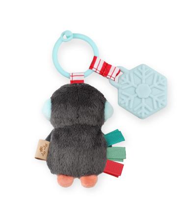 Itzy Ritzy Itzy Pal Infant Toy & Teether - North the Penguin with Lovey, Crinkle Sound & Textured Ribbons - Buy Online on GoSupps.com