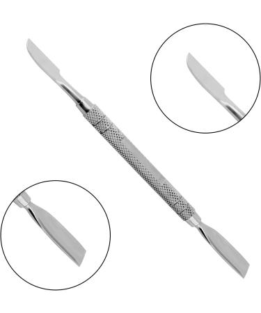 Haryali London Cuticle Pusher - Steady Grip Cuticle Pusher Tool 6 inches - Knife End Cuticle Trimmer and Pusher for Safe and Precise Cuticle Removal - Buy Online on GoSupps.com