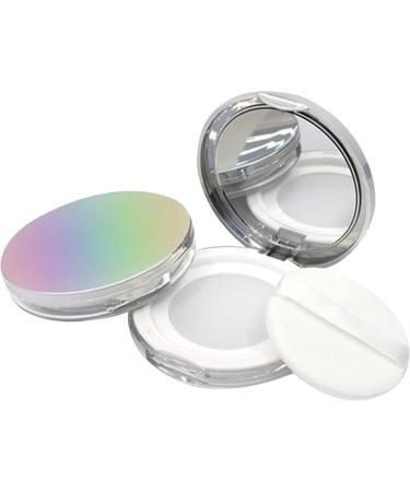 Beaupretty Makeup Sponge Makeup Sponge Makeup Sponge 2pcs Loose Powder Box Empty Refillable Makeup Loose Powder Puff Case with Mirror Mini Holder Setting Powder Setting Powder Setting Powder