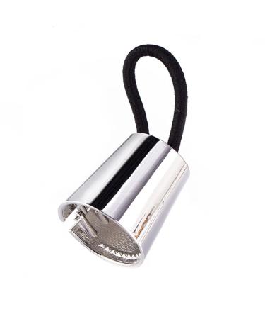 2 Pieces Metal Hair Cuff & Ponytail Holder - Punk Elastic Hair Bands for Thick Hair | Gold & Silver Hair Tie Accessories - Buy Online on GoSupps.com