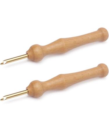 2 Pack Large Punch Needle Embroidery Set with Threader - DIY Craft Stitching Tool - Buy Online on GoSupps.com