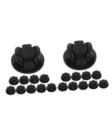 Minkissy 20 Stk mask glasses buckle masquee trailer lock portable glasses buckle mask-ear control mask clasp bucket.