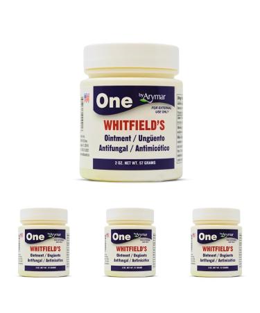 Arymar Whitfield's Ointment (2 oz) - Benzoic Acid & Salicylic Acid Formula (Pack of 4)