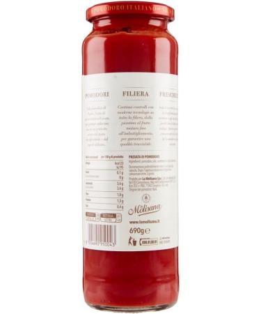  Italian Gourmet E.R. La Molisana Passata di Pomodoro Classica P te tomate sauce 100 % italienne 12 x 690 g + Italian Gourmet Pulpa 400 g - Buy Online on GoSupps.com