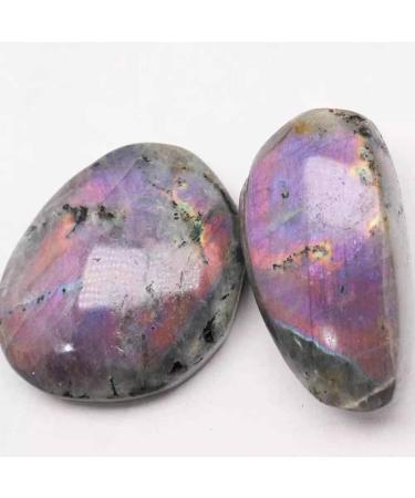 Crystals Stones 1pc Natural Purple Labradorite Palm Crystal Stone Gift 100G-150G for Decoration JIZTGEDM - Buy Online on GoSupps.com